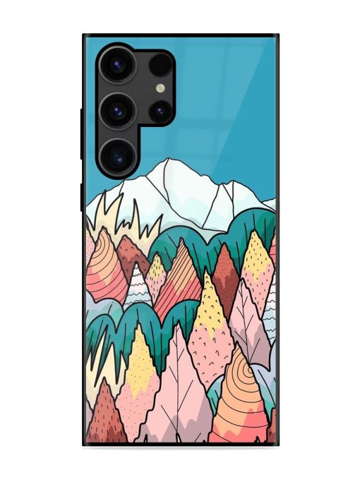 Mountain Dreamscape Glossy Soft Edge Case for Samsung Galaxy S23 Ultra