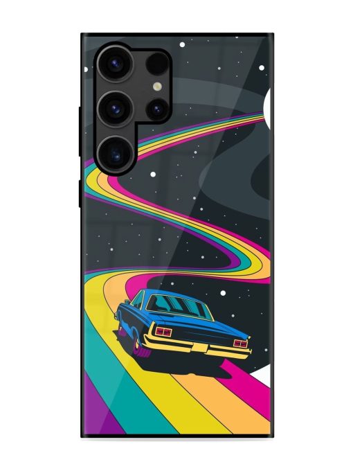 Rainbow Road Glossy Soft Edge Case for Samsung Galaxy S23 Ultra Chachhi