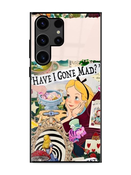 Mad Hatter'S Collage Glossy Soft Edge Case for Samsung Galaxy S23 Ultra Chachhi