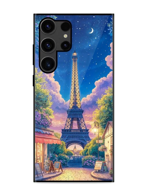 Twilight In Paris Glossy Soft Edge Case for Samsung Galaxy S23 Ultra Chachhi