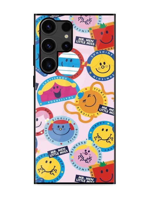 Whimsical Mr. Men & Little Miss Glossy Soft Edge Case for Samsung Galaxy S23 Ultra Chachhi