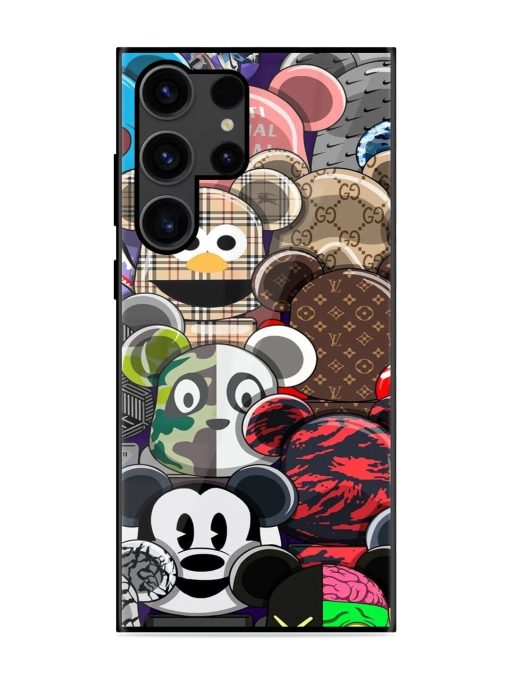 Streetwear Bearbrick Extravaganza Glossy Soft Edge Case for Samsung Galaxy S23 Ultra Chachhi