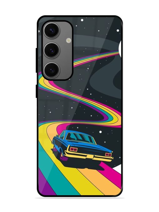 Rainbow Road Glossy Soft Edge Case for Samsung Galaxy S24 (5G) Chachhi