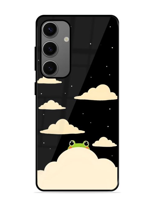 Froggy Night Sky Glossy Soft Edge Case for Samsung Galaxy S24 (5G) Chachhi