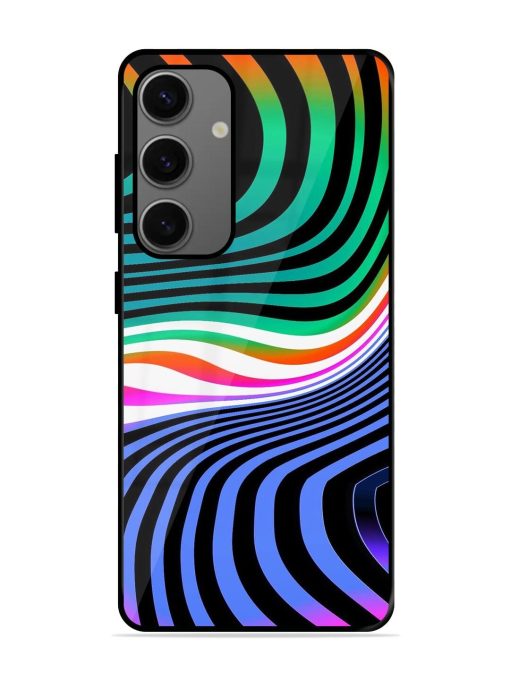 Psychedelic Waves Glossy Soft Edge Case for Samsung Galaxy S24 (5G) Chachhi