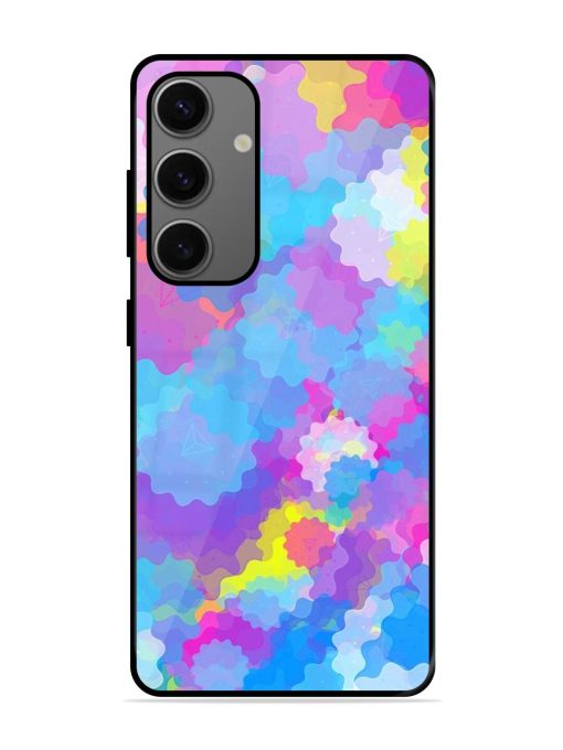 Psychedelic Cloud Burst Glossy Soft Edge Case for Samsung Galaxy S24 (5G) Chachhi