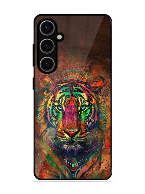 Cosmic Tiger Glossy Soft Edge Case for Samsung Galaxy S24 Plus (5G) Chachhi