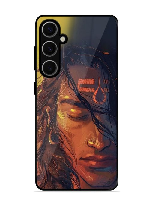 Tranquil Shiva Glossy Soft Edge Case for Samsung Galaxy S24 Plus (5G) Chachhi