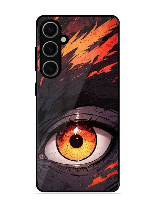 Inferno Gaze Glossy Soft Edge Case for Samsung Galaxy S24 Plus (5G) Chachhi