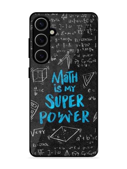 Math Magic Glossy Soft Edge Case for Samsung Galaxy S24 Plus (5G) Chachhi