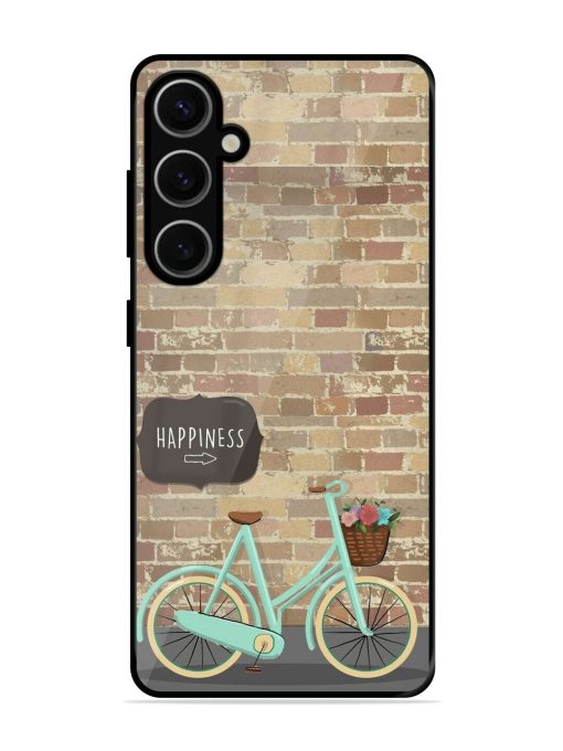 Pedaling Towards Happiness Glossy Soft Edge Case for Samsung Galaxy S24 Plus (5G) Chachhi