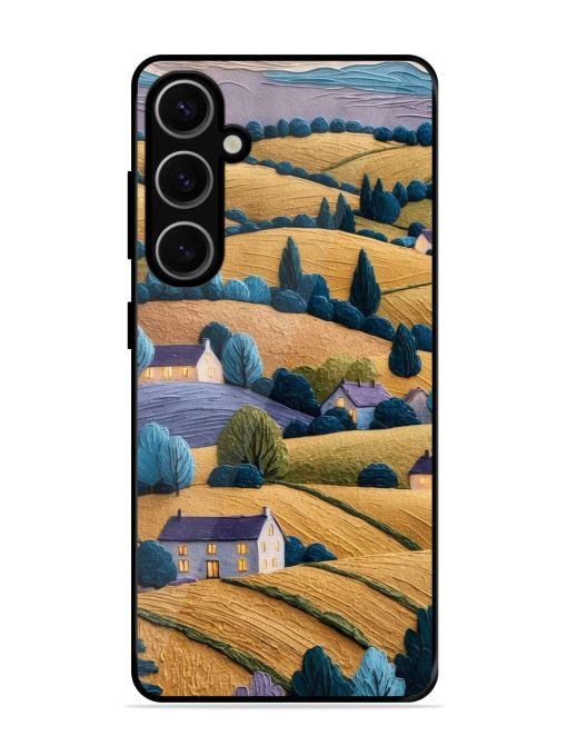 Rolling Hilltop Haven Glossy Soft Edge Case for Samsung Galaxy S24 Plus (5G) Chachhi