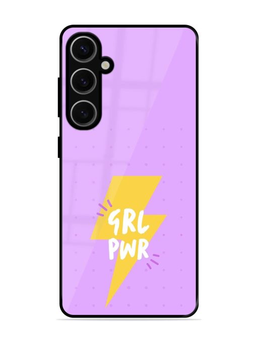 Girl Power Spark Glossy Soft Edge Case for Samsung Galaxy S24 Plus (5G) Chachhi