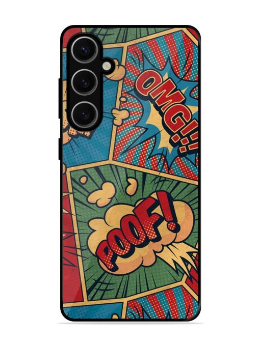 Comic Book Chaos Glossy Soft Edge Case for Samsung Galaxy S24 Plus (5G) Chachhi