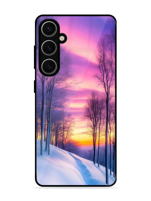 Winter'S Purple Haze Glossy Soft Edge Case for Samsung Galaxy S24 Plus (5G)