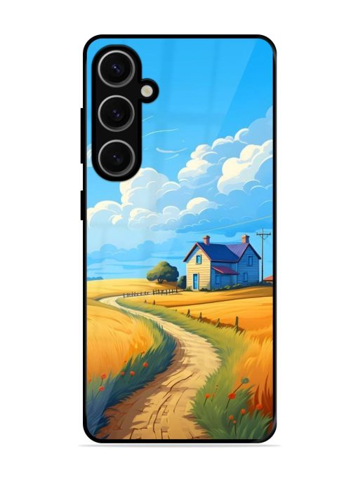 Countryside Cottage Glossy Soft Edge Case for Samsung Galaxy S24 Plus (5G)