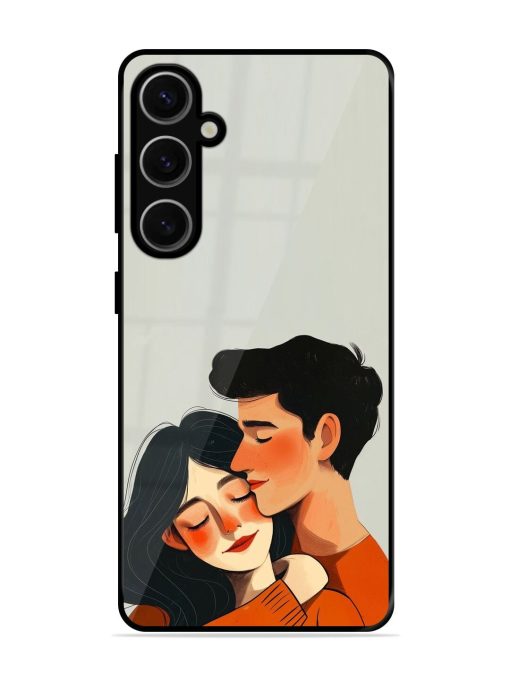 Craft Couples Glossy Soft Edge Case for Samsung Galaxy S24 Plus (5G) Chachhi