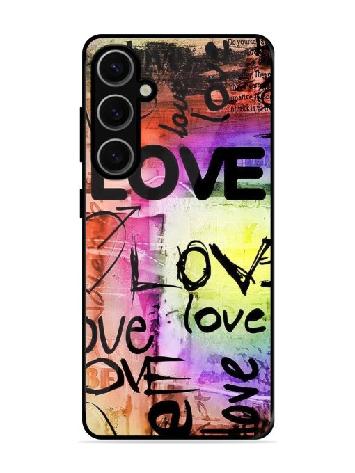 Love Graffiti Glossy Soft Edge Case for Samsung Galaxy S24 Plus (5G) Chachhi