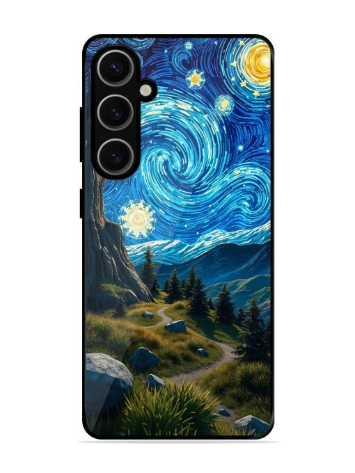 Starry Night In The Shire Glossy Soft Edge Case for Samsung Galaxy S24 Plus (5G) Chachhi