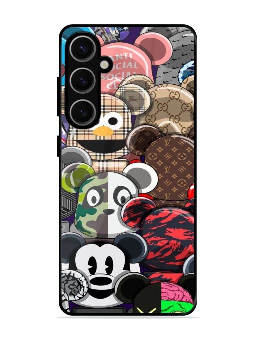 Streetwear Bearbrick Extravaganza Glossy Soft Edge Case for Samsung Galaxy S24 Plus (5G) Chachhi