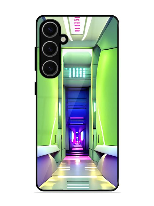 Neon Corridor Glossy Soft Edge Case for Samsung Galaxy S24 Plus (5G) Chachhi