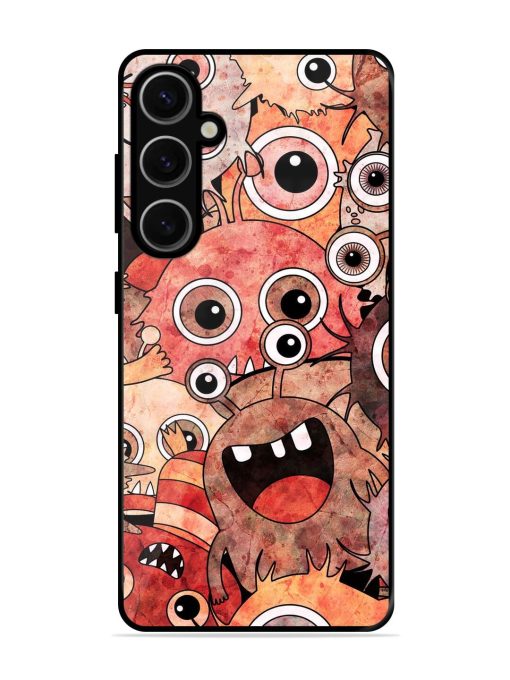 Monster Mash Glossy Soft Edge Case for Samsung Galaxy S24 Plus (5G) Chachhi