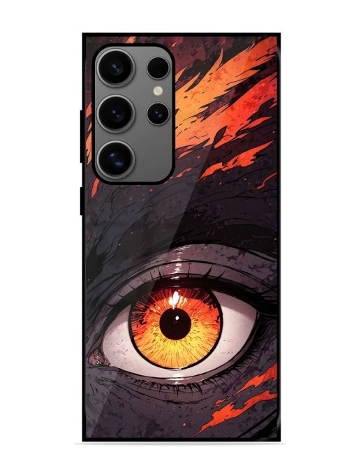 Inferno Gaze Glossy Soft Edge Case for Samsung Galaxy S24 Ultra (5G) Chachhi