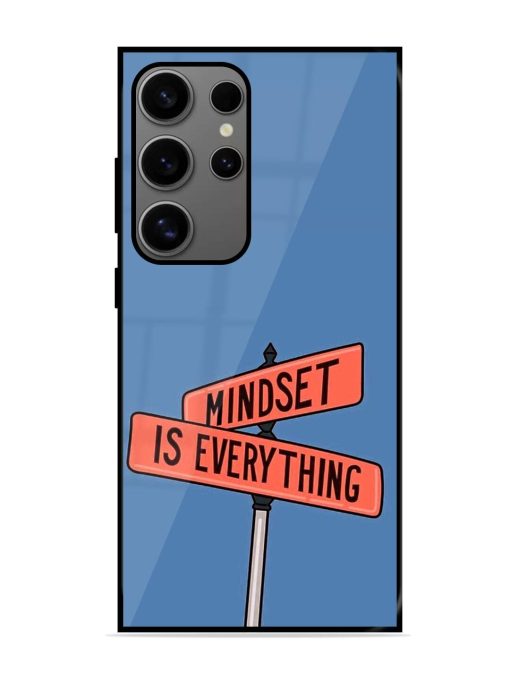 Mindset Matters Glossy Soft Edge Case for Samsung Galaxy S24 Ultra (5G) Chachhi