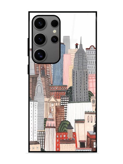 Cityscape Dreams Glossy Soft Edge Case for Samsung Galaxy S24 Ultra (5G) Chachhi