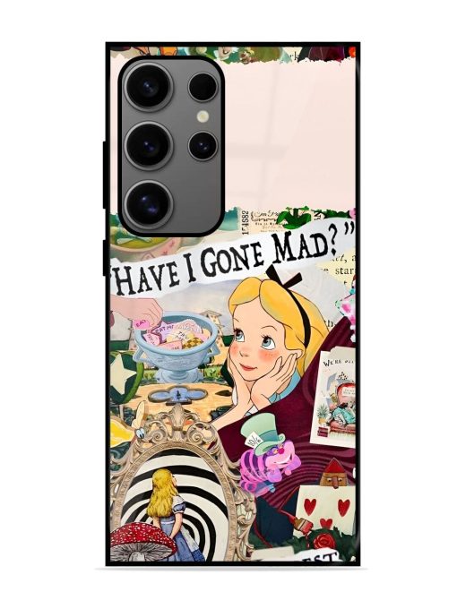 Mad Hatter'S Collage Glossy Soft Edge Case for Samsung Galaxy S24 Ultra (5G) Chachhi