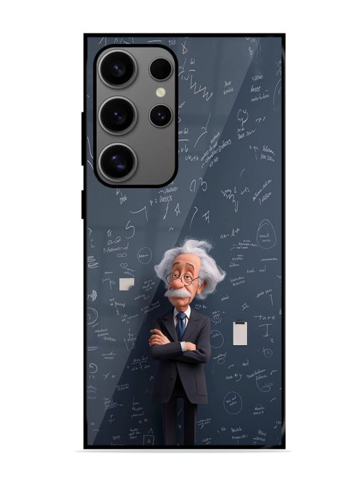 Albert Einstein Glossy Soft Edge Case for Samsung Galaxy S24 Ultra (5G) Chachhi