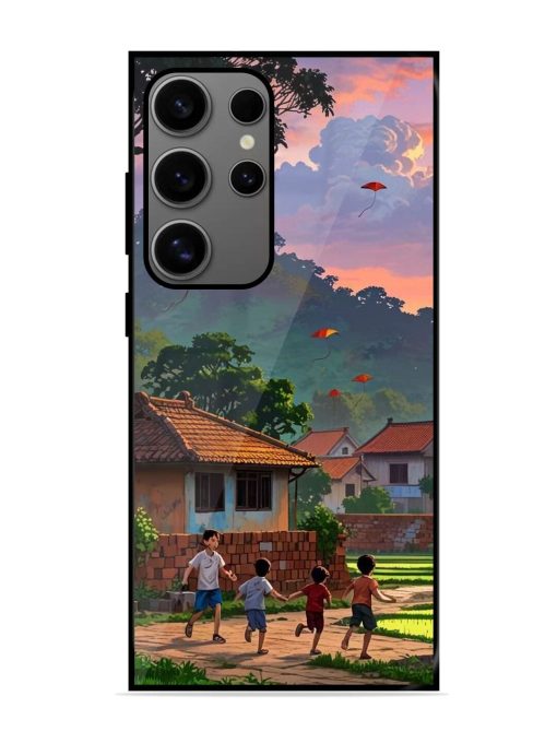 Sunset Play Glossy Soft Edge Case for Samsung Galaxy S24 Ultra (5G) Chachhi