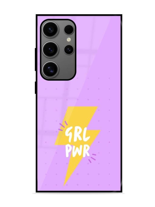 Girl Power Spark Glossy Soft Edge Case for Samsung Galaxy S24 Ultra (5G) Chachhi