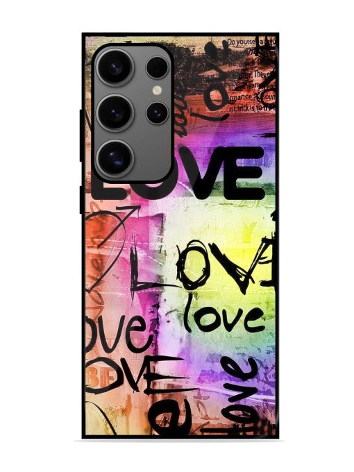 Love Graffiti Glossy Soft Edge Case for Samsung Galaxy S24 Ultra (5G)