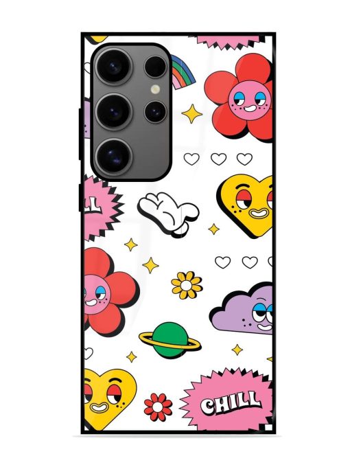 Whimsical Wonderland Glossy Soft Edge Case for Samsung Galaxy S24 Ultra (5G) Chachhi