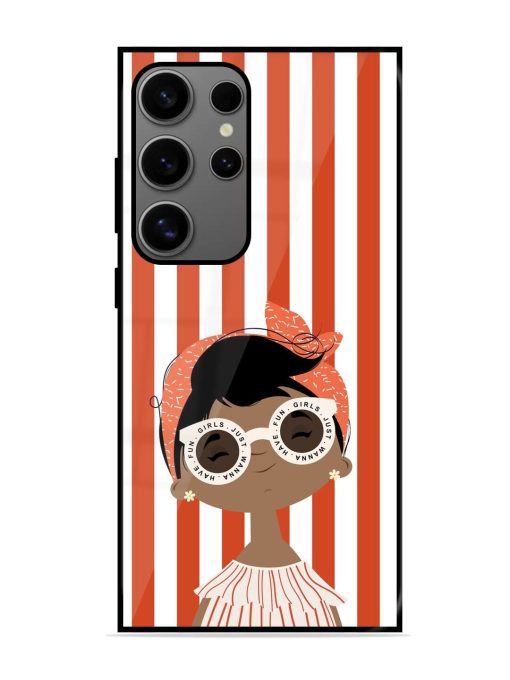 Girls Just Wanna Have Fun Glossy Soft Edge Case for Samsung Galaxy S24 Ultra (5G) Chachhi