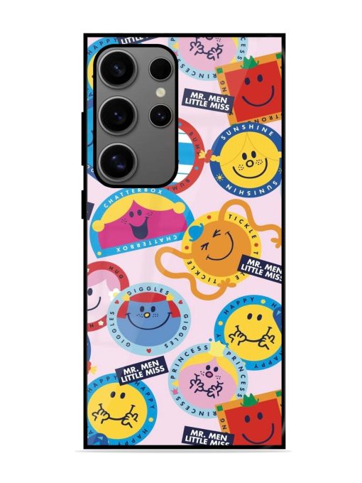 Whimsical Mr. Men & Little Miss Glossy Soft Edge Case for Samsung Galaxy S24 Ultra (5G) Chachhi