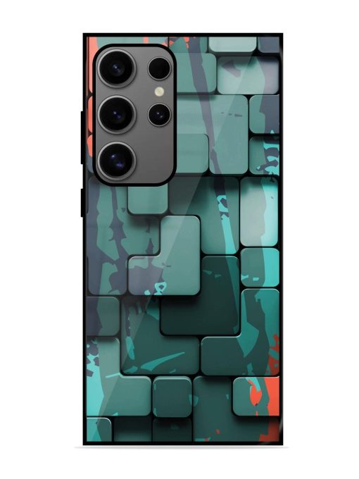 Abstract Geometric Mosaic Glossy Soft Edge Case for Samsung Galaxy S24 Ultra (5G) Chachhi