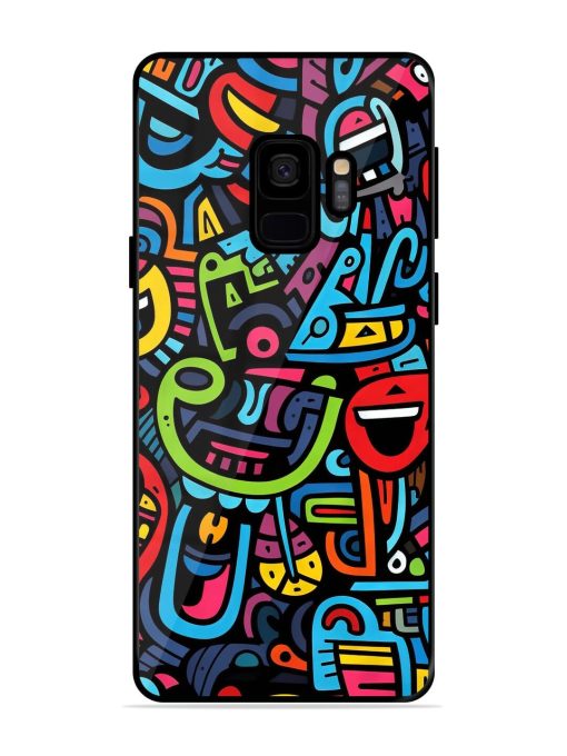 Doodlephoria Glossy Soft Edge Case for Samsung Galaxy S9 Chachhi