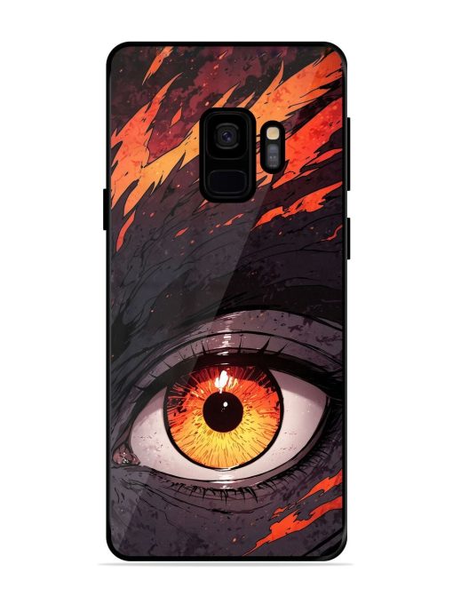 Inferno Gaze Glossy Soft Edge Case for Samsung Galaxy S9 Chachhi