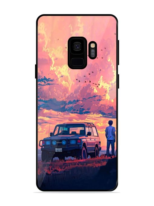 Solitude'S Horizon Glossy Soft Edge Case for Samsung Galaxy S9 Chachhi