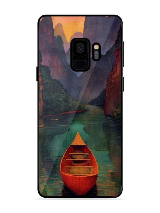 Serene Passage Glossy Soft Edge Case for Samsung Galaxy S9 Chachhi