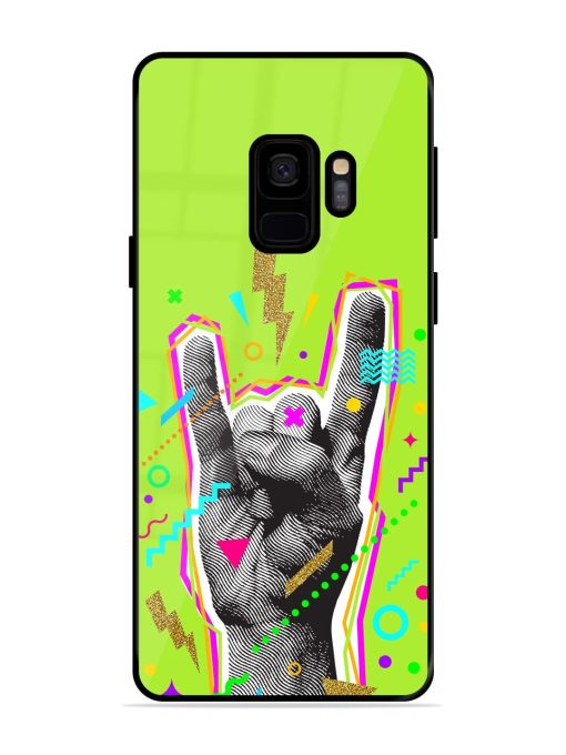 Neon Rock Glossy Soft Edge Case for Samsung Galaxy S9 Chachhi