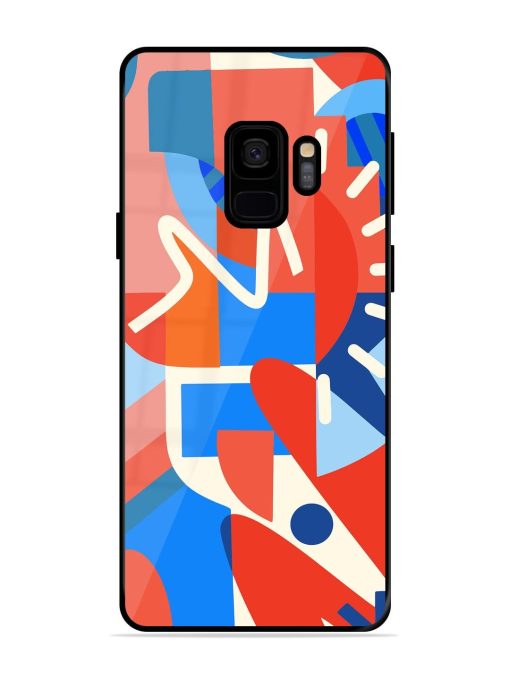 Abstract Harmony Glossy Soft Edge Case for Samsung Galaxy S9 Chachhi