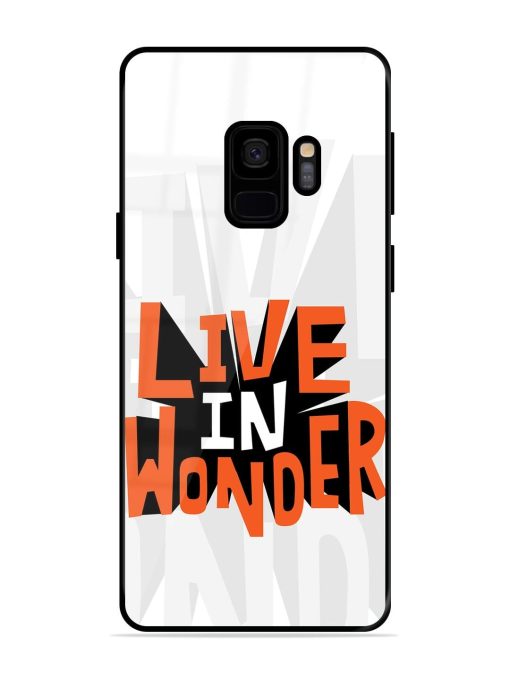 Wonder Burst Glossy Soft Edge Case for Samsung Galaxy S9 Chachhi