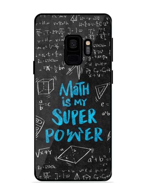 Math Magic Glossy Soft Edge Case for Samsung Galaxy S9 Chachhi