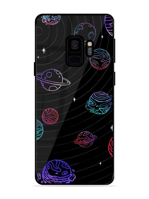 Cosmic Ballet Glossy Soft Edge Case for Samsung Galaxy S9 Chachhi