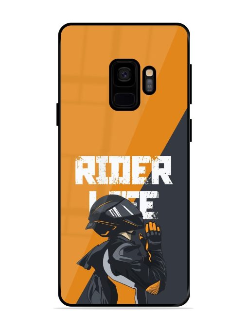 Ride Never Ends Glossy Soft Edge Case for Samsung Galaxy S9 Chachhi