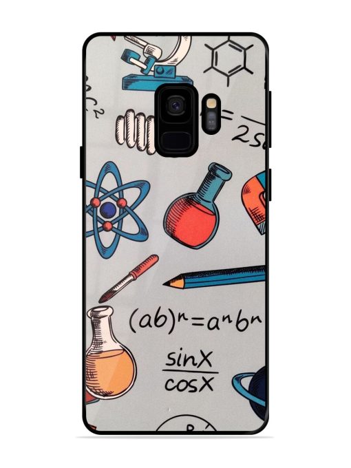 Science Doodle Glossy Soft Edge Case for Samsung Galaxy S9 Chachhi