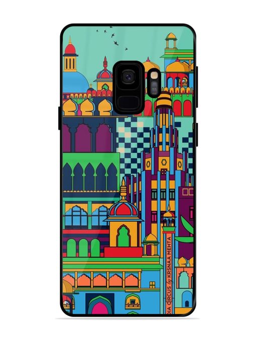 Indian Tapestry Glossy Soft Edge Case for Samsung Galaxy S9 Chachhi